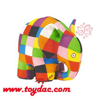 Stuffed Color Elephant Cloth Toy