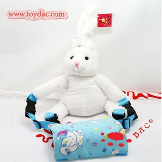 Plush White Rabbit Toy Rabbit Bag