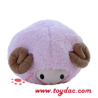 Plush Animal Cartoon Sheep Head Cushion