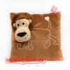 Plush Cute Nape Pillow Home Sofa Monkey Cushion