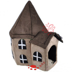 Plush Dog and Cat House