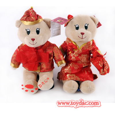 Costume Plush Toy for Valentine Bears