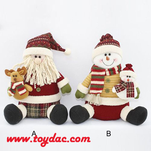 Multi Color Plush Santa Claus