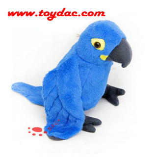 Plush Dac Blue Parrot Toy