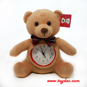 Plush Animal Clock Toy