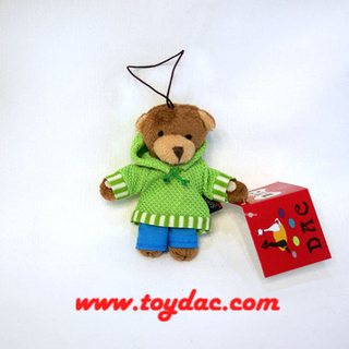Plush Color Sweat Bear Key Chain