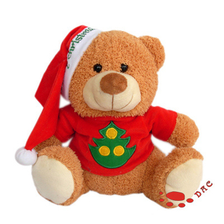 Plush Holiday Toy Cap Bear