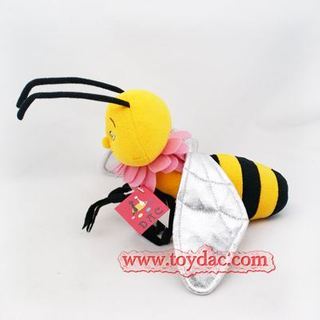 plush cartoon bee