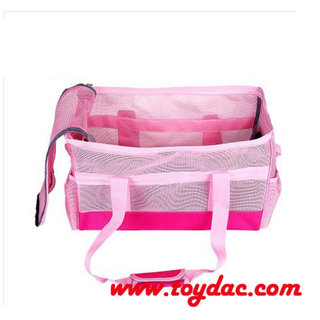 Fashion Pink Basket Pet Travel Bag