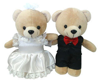 Promotion Plush Couple Bear Toy