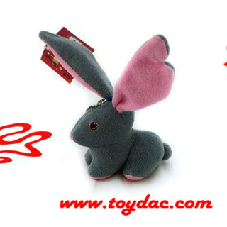 Plush Cartoon Rabbit Game Key Chain