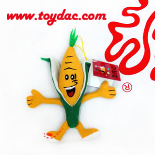 Plush Stuffed Corn Key Ring