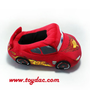 Plush Cartoon Animation Car Slipper