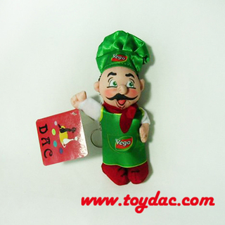 Plush Advertising Doll Key Ring