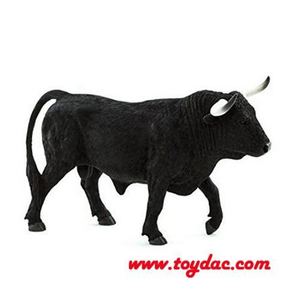 Plush Wild Black Cow Buffalo