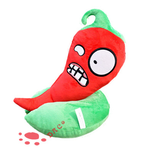 Plush Ren and Green Peppers Toys